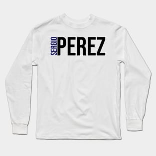 Sergio Perez Driver Name - 2022 Season Long Sleeve T-Shirt